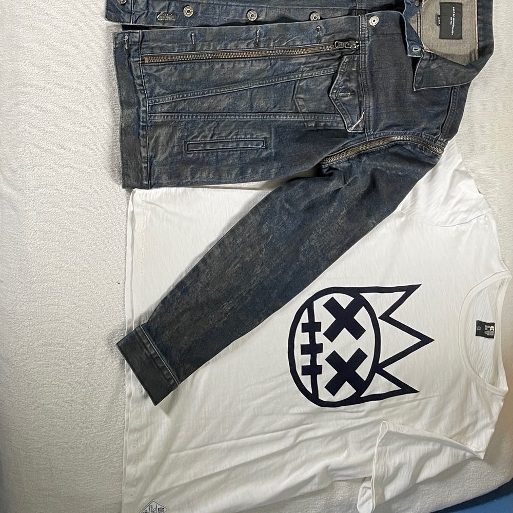 Cult Of Individuality 4 piece denim jean set